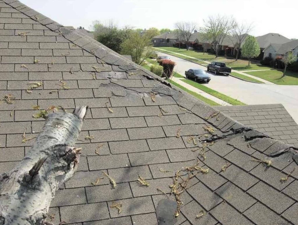 Roof damage